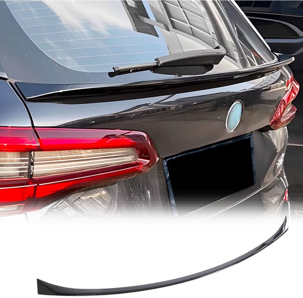 Rear Spoiler Middle Wing for BMW X5 G05 LCI M Sport Utility 4-Door 2023 2024 Gloss Black Roof Spoiler Rear Boot Lid Wing Lip Factory Outlet
