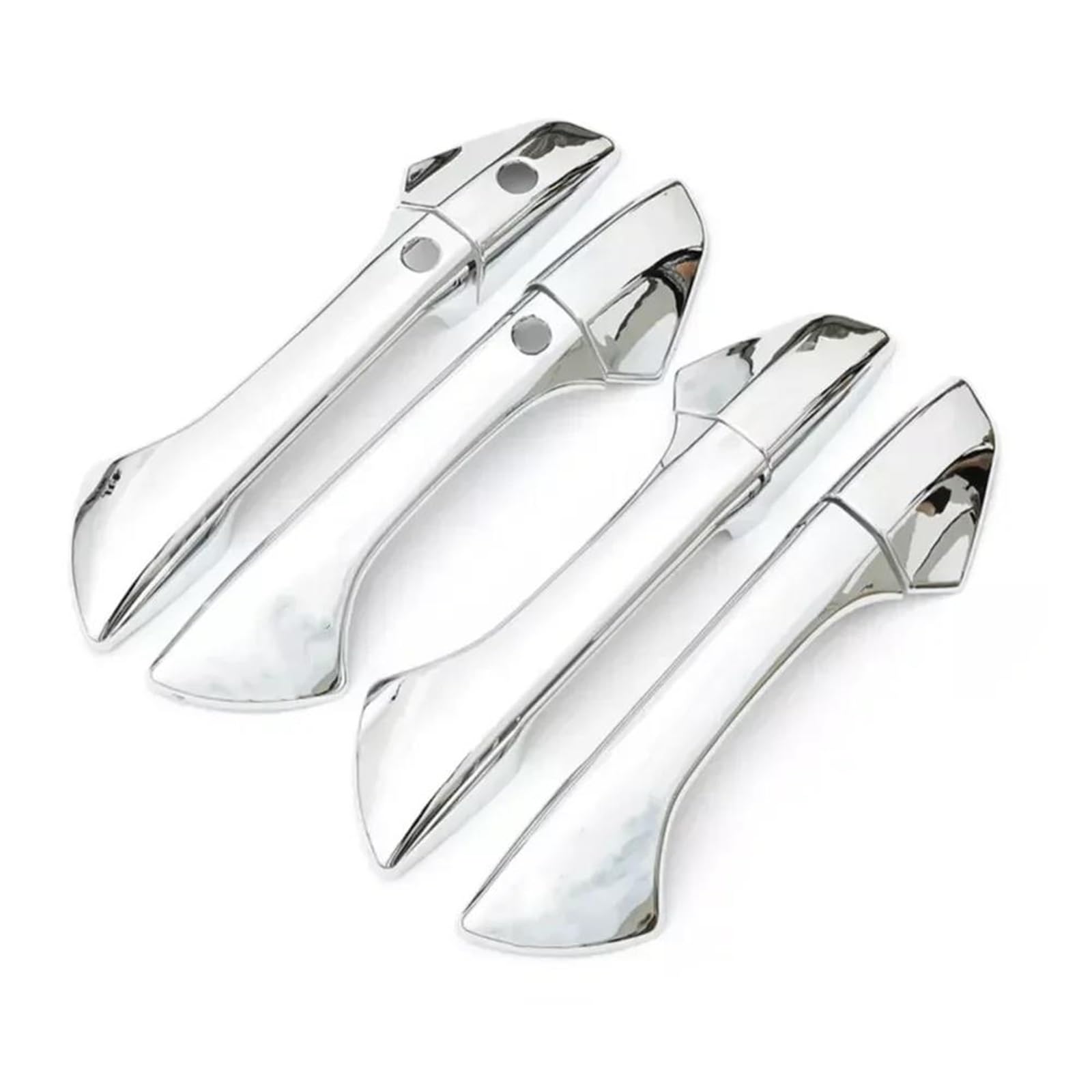 Yytemd Smart Silver Car Exterior Door Handle Cover Moulding Protective Accessories For Accord For Sedan 2008-2012 Chrome(Smart Silver)