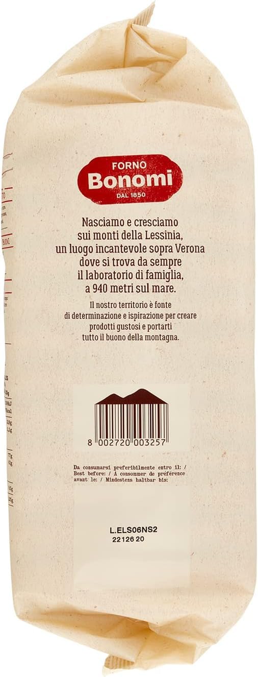 Forno Bonomi, bizcochos italianos con cuchara, Savoiardi, ladyfingers, para tiramisú, galletas, galletas, 10 x 400 g + polpa italiana gourmet 400 g