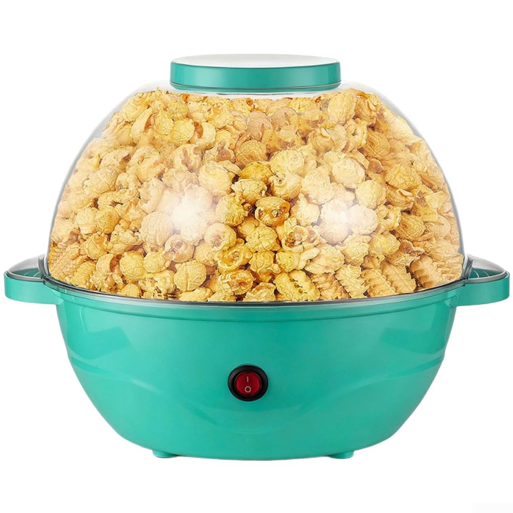 Machine à Popcorn Électrique 2.5L 500W Automatique(Light Blue A)