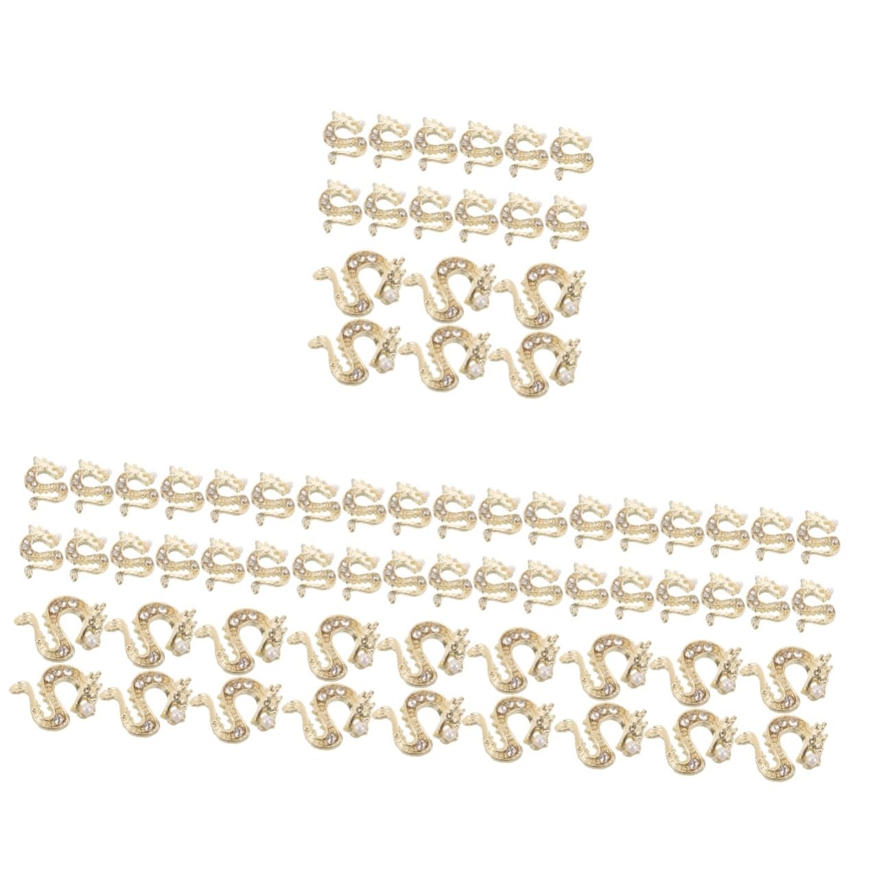 4 Set Ciondoli Per Unghie Decorazioni Per Manicure Per Unghie E Speciali 50 Pezzi*4
