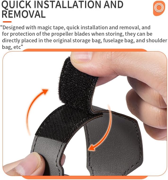 Miniatura 5 de BTG Correa de soporte de hélice de PU para DJI Mini 4 ProMini 3 ProMini 3 Drone Propeller Accesorios Piezas