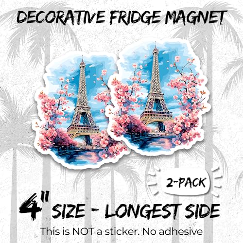 Imanes Decorativos Torre Eiffel 4 Pulgadas Pack 2 miniatura 2