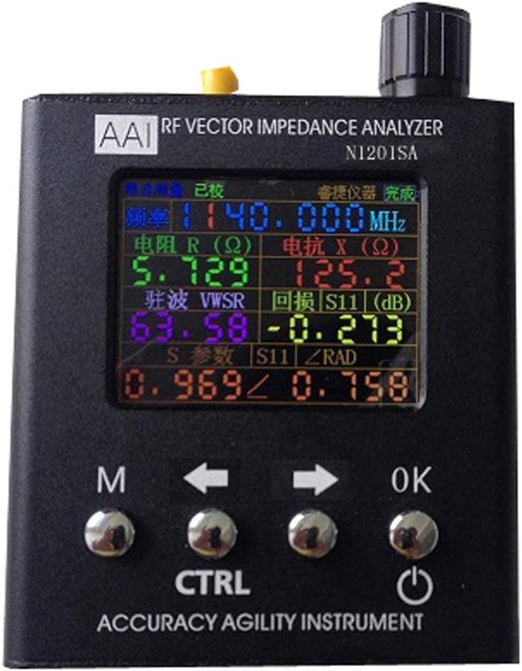 ANYSECU PS100 UV RF Vector Impedance ANT SWR Antenna Analyzer Meter Tester 140MHz - 2.7GHz N1201SA New Version