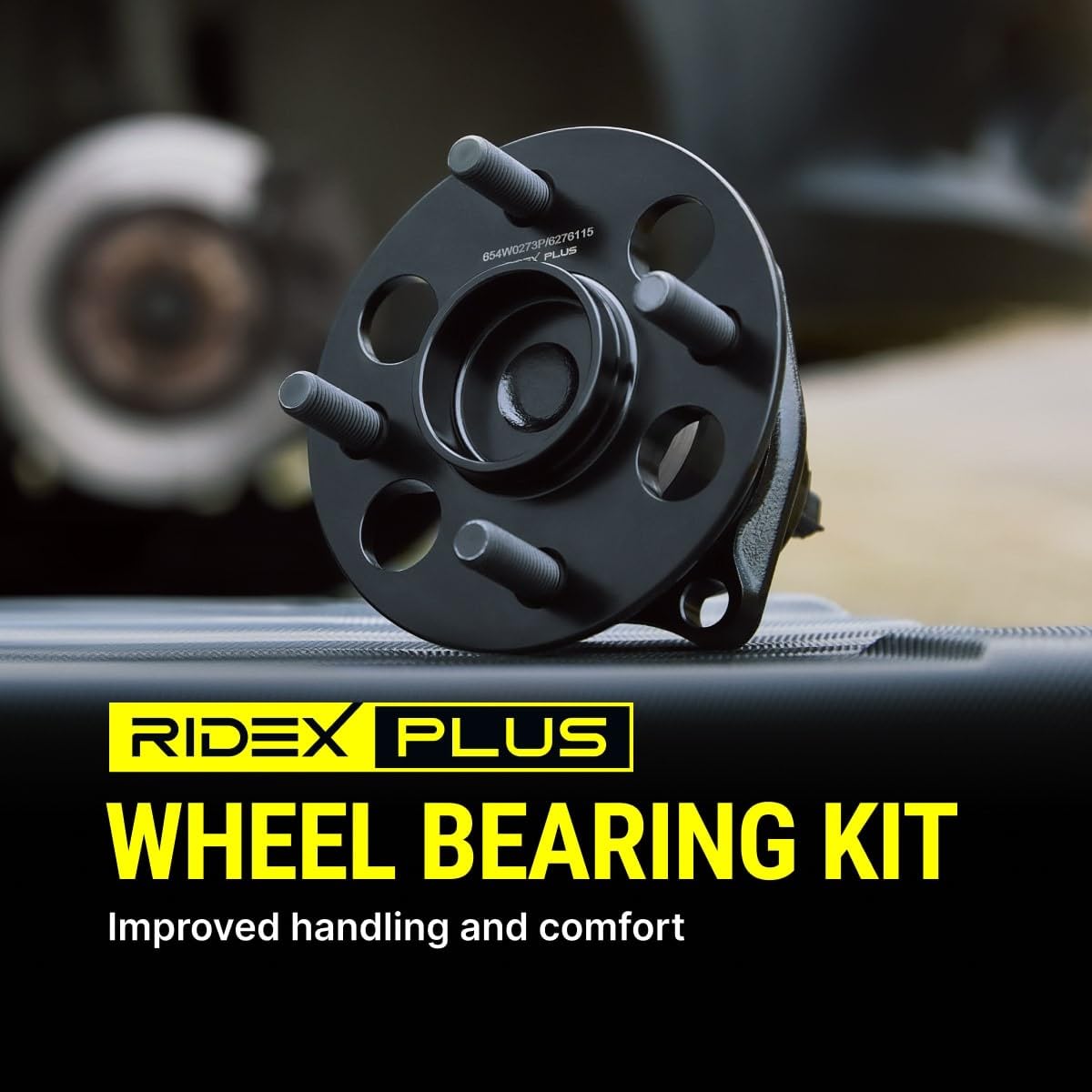 RIDEX PLUS 654W0212P Kit cuscinetto ruota Anteriore con materiale di fissaggio/montaggio con sensore ABS integrato Compatibilità con MERCEDES-BENZ Classe B W245