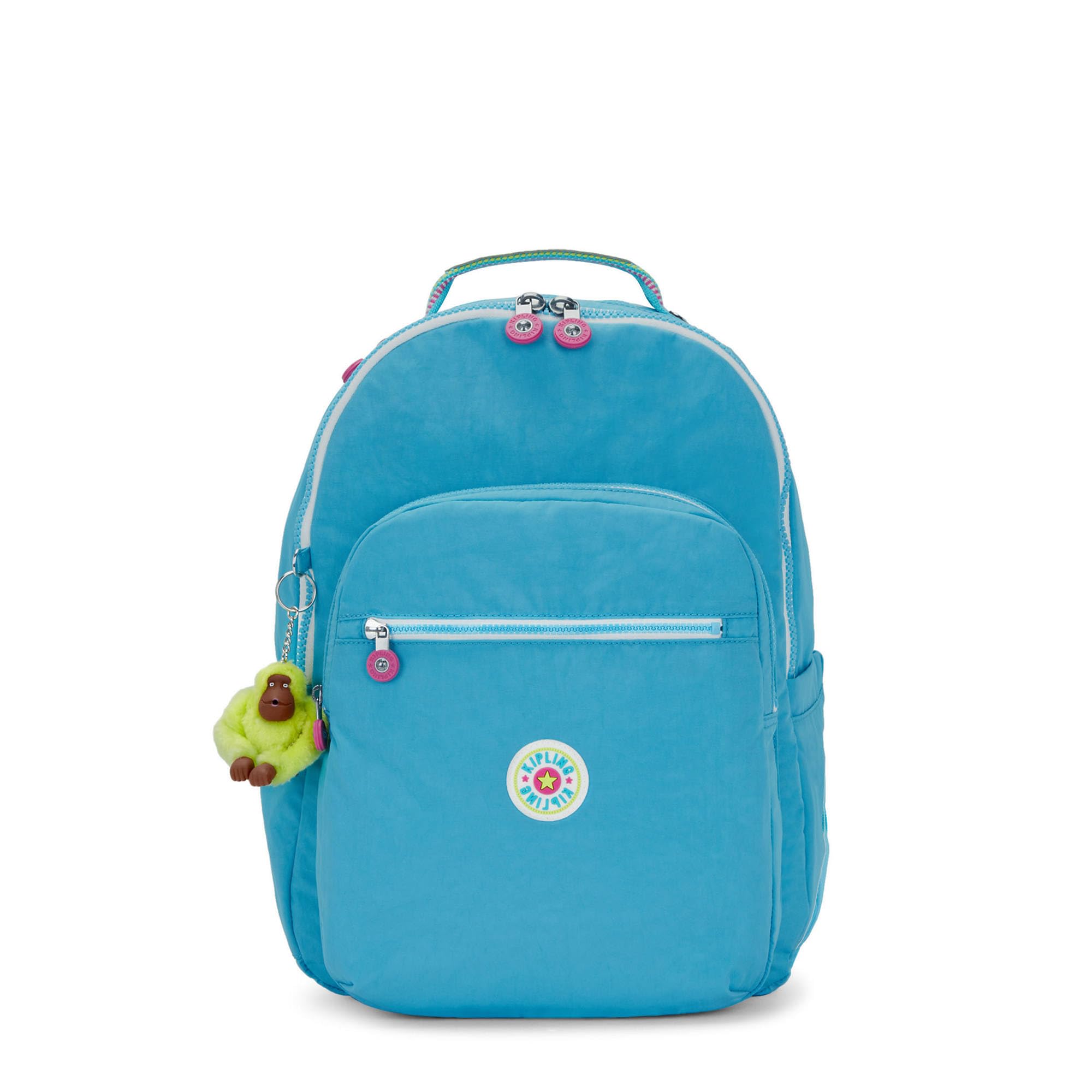 Kipling Women's Seoul 15" Laptop Backpack, Durable, Roomy with Padded Shoulder Straps, Built-In Protective Sleeve