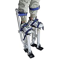 Vista 5 de waltyotur 18-30 pulgadas Drywall Stilts Grade Ajustable Auminum Tool Stilt para pintar o limpiar - Plata