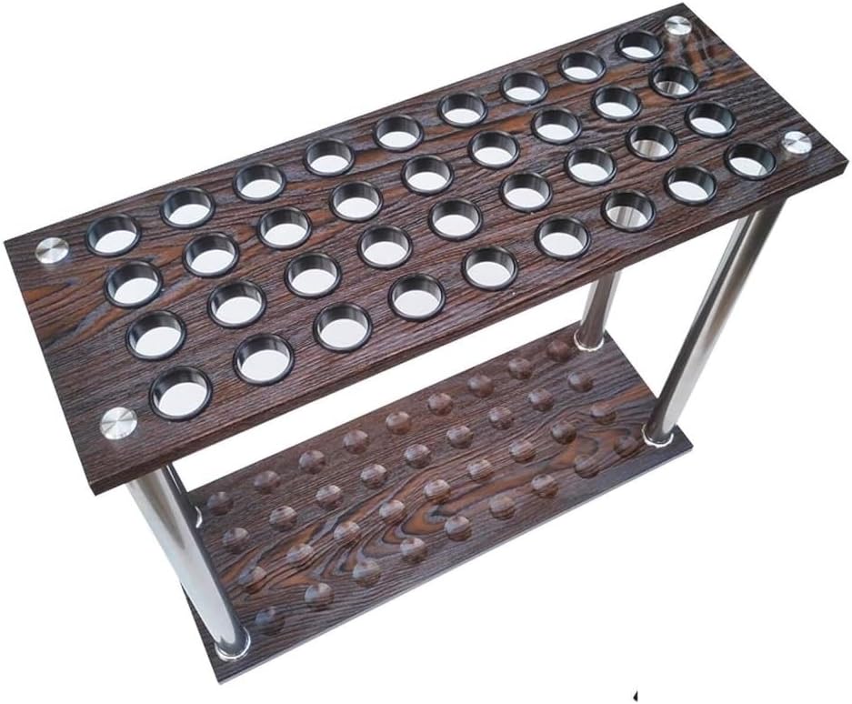 Pool Holder Pool Rack Billiard Rack Pool Rack Brown Wood Grain Finish Ball Stand Rack Holds 36 Stand Billiard Pool Pool Stick Holder