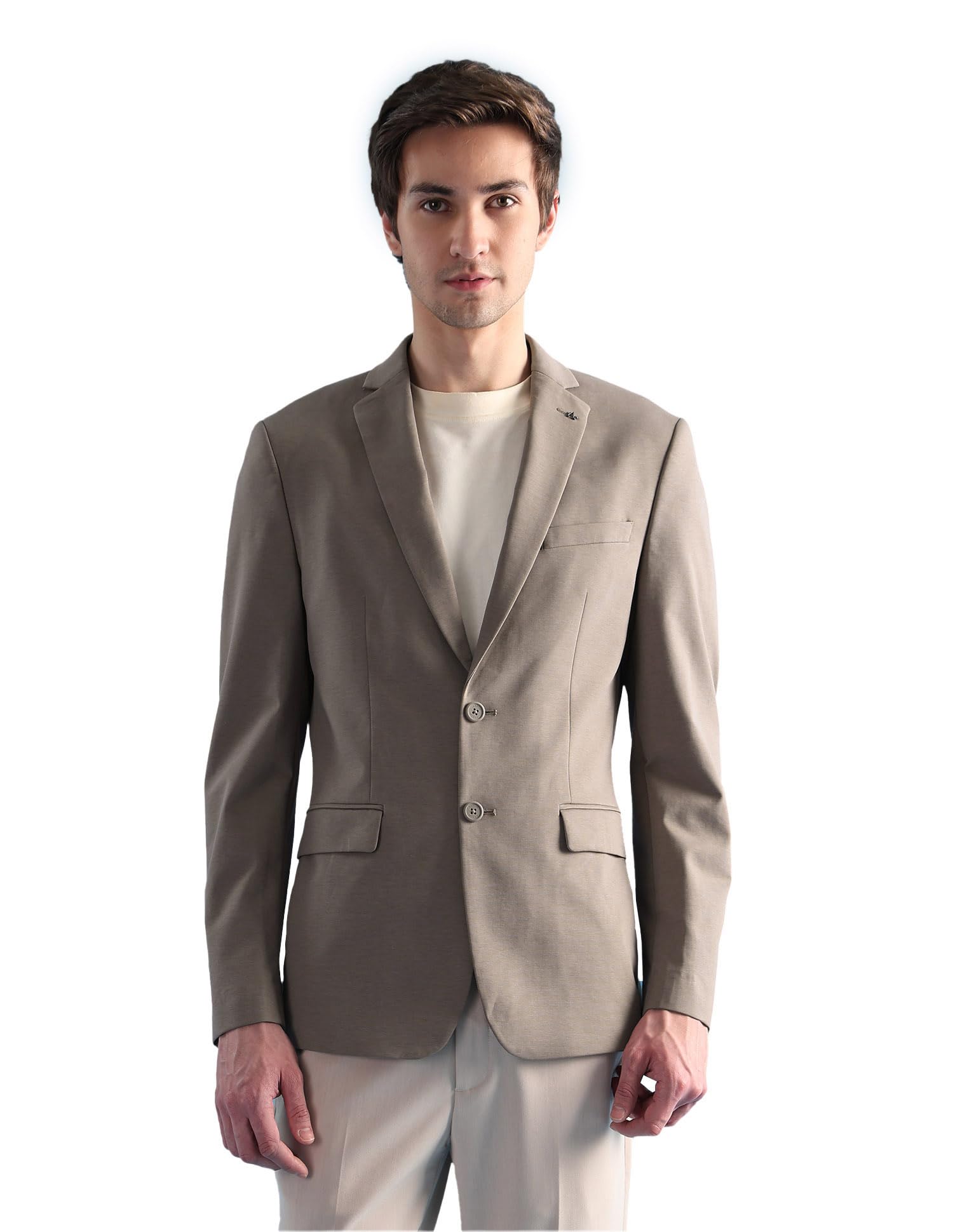 arrow Men's Solid Slim Fit Velocity Blazer-picture-26