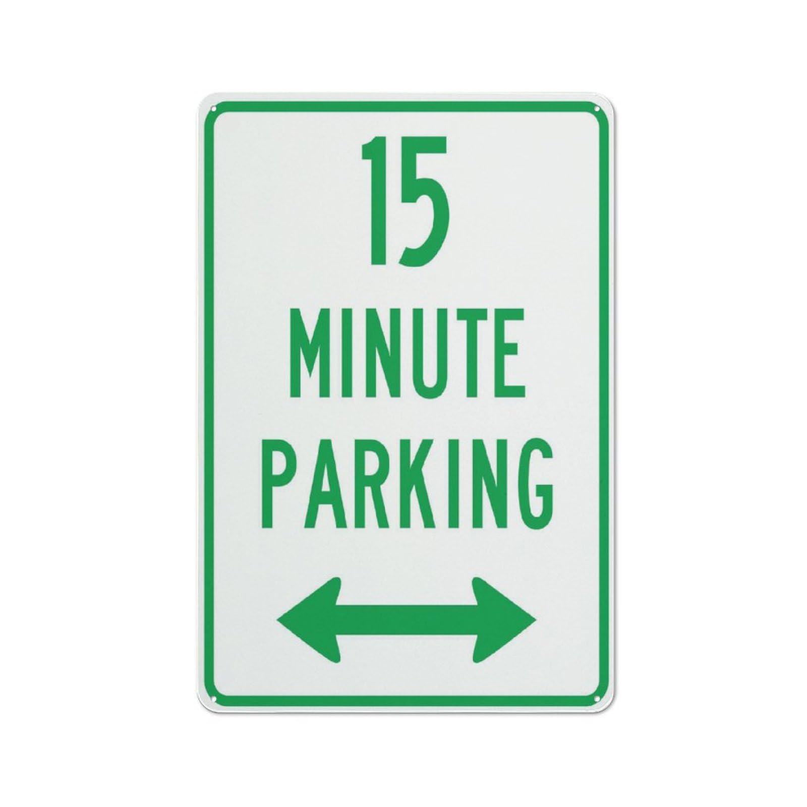 15-Minute Parking Sign for House & Yard, 8x12 Inch Premium Aluminum, Sun-Proof, Rust-Free