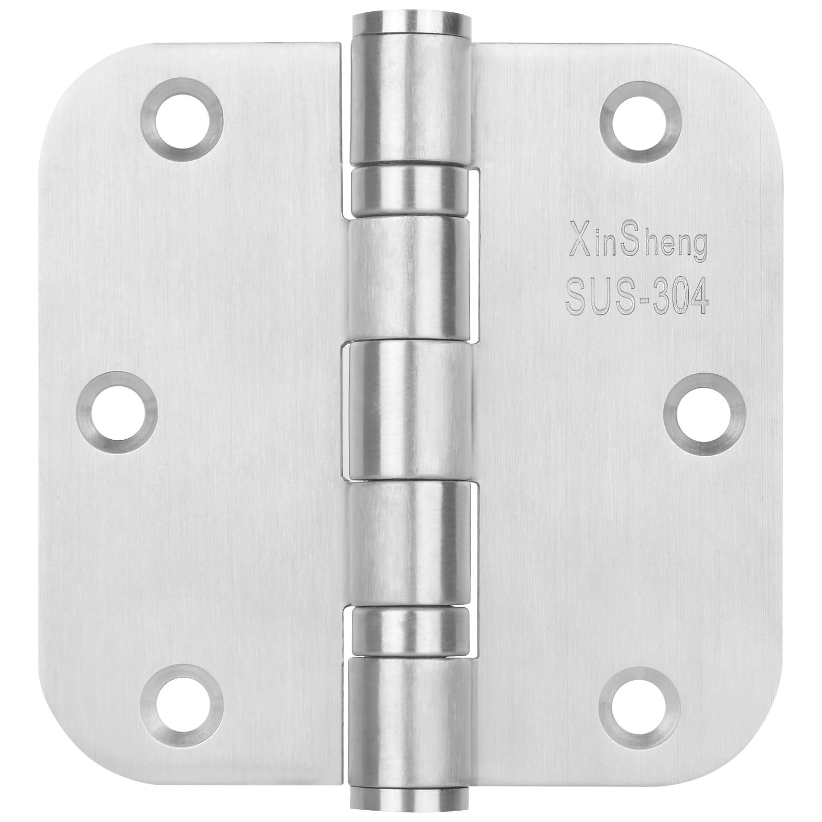 3-częściowe pogrubione zawiasy drzwiowe ze stali nierdzewnej 304 o grubości 3,5 x 3,5 mm grubości 3,0 mm i promień 5/20.3 cm do drzwi wewnętrznych/bezpieczeństwa w środowiskach o wysokiej