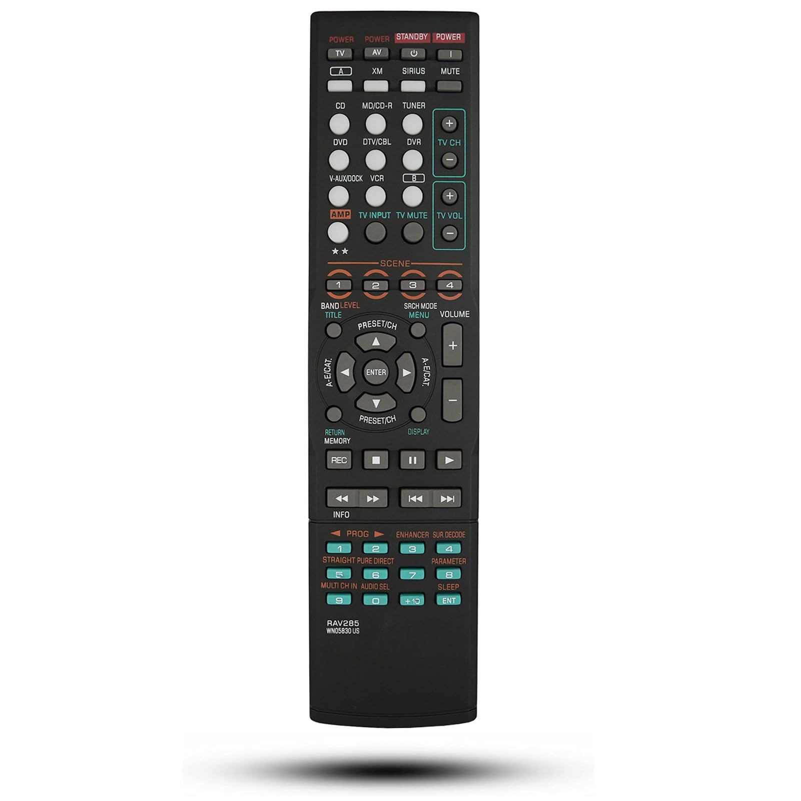 Amazon.com: RAV285 WN05830 Replacement Remote Control for Yamaha