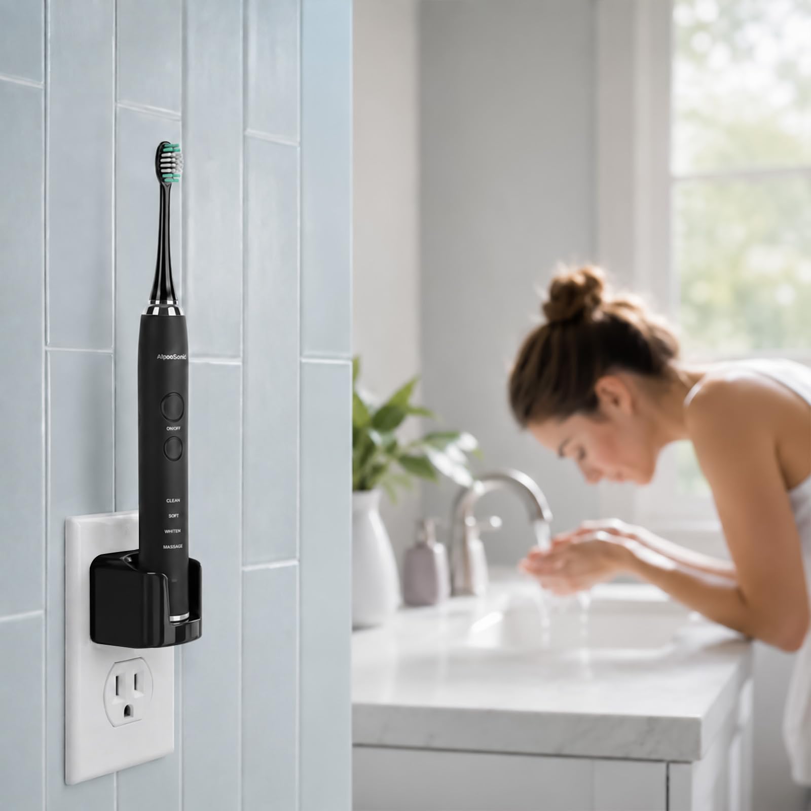 Cargador de pared compatible con cepillo de dientes eléctrico AquaSoni