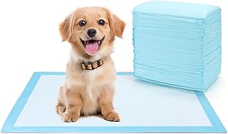 Nobleza Trainingspads für Hunde und Welpen, PIPI Matten für Hunde, 50 Stück Saugfähige Wickelunterlage Einweg und Inkontinenzunterlage Einweg mit 5-Lagiges Design 40x60 cm product image