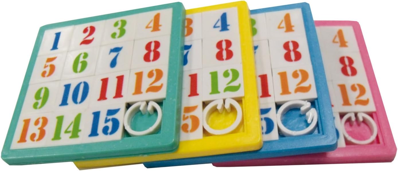 Sliding Puzzle Numbers - SINGLE