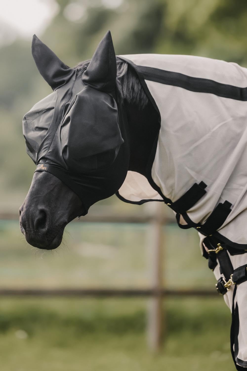 Fly mask slim fit cob nero