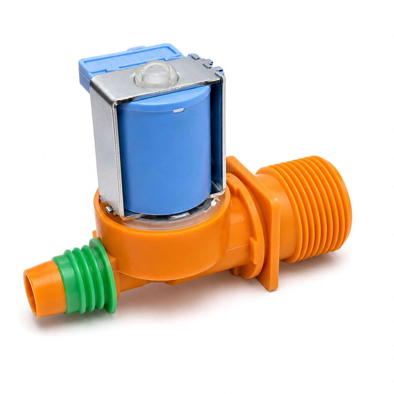 AMAZOR Copper Coil Water Inlet Valve Compatible for Samsung Washing Machine | 2 Pin 220-230V AC Water Feed Valve | Replacement Solenoid Inlet Valve | Match & Buy | Orange Colour-image-27