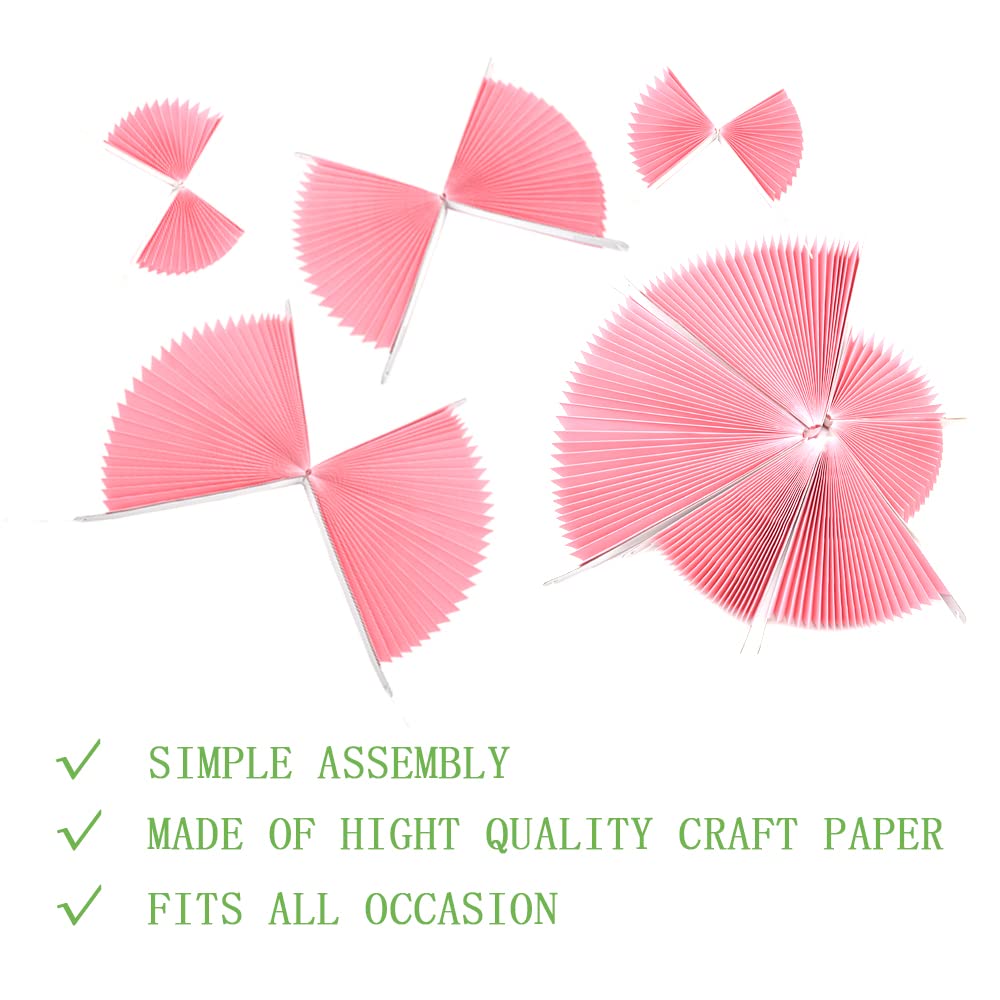 3 Rosaces éventails en papier blanc 20, 25 et 30 cm, décoration anniversaire et fêtes à thème 3 Rosaces éventails en papier blanc 20, 25 et 30 cm, décoration anniversaire et fêtes à thème
