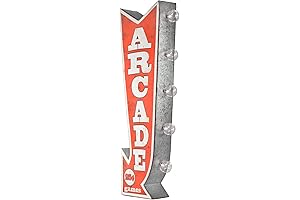 Arcade Games: Retro Double-Marquee LED Sign