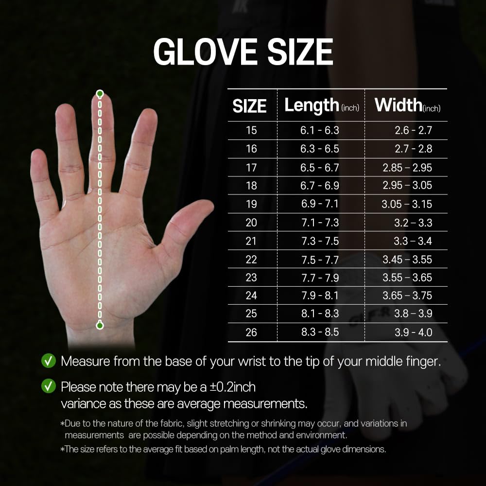 Guantes de golf de cuero Cabretta de primera calidad, sensación de agarre sedoso, tacto suave (19)