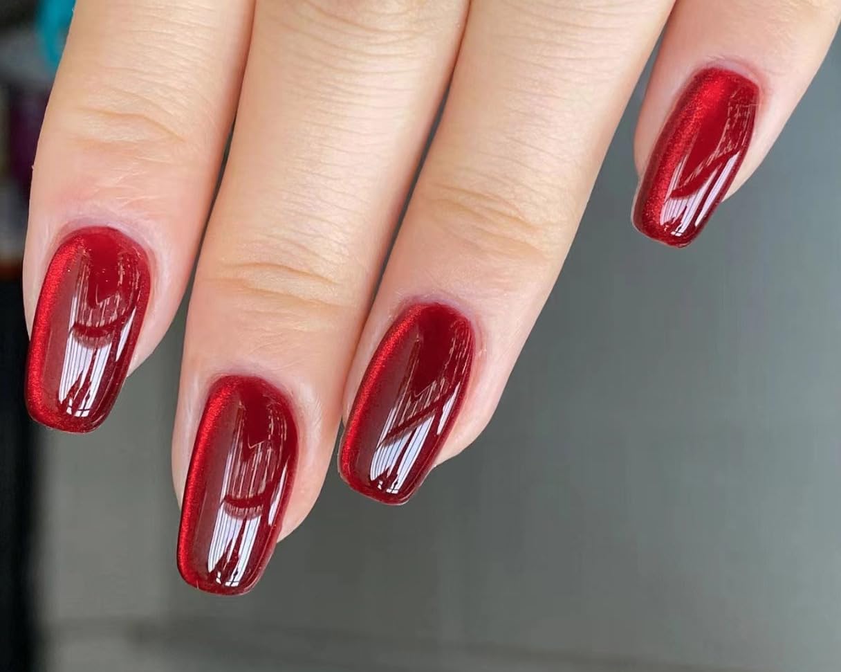 Handmade Press On Nails Kurz – Süße French Design Mit Schleife & Kristall