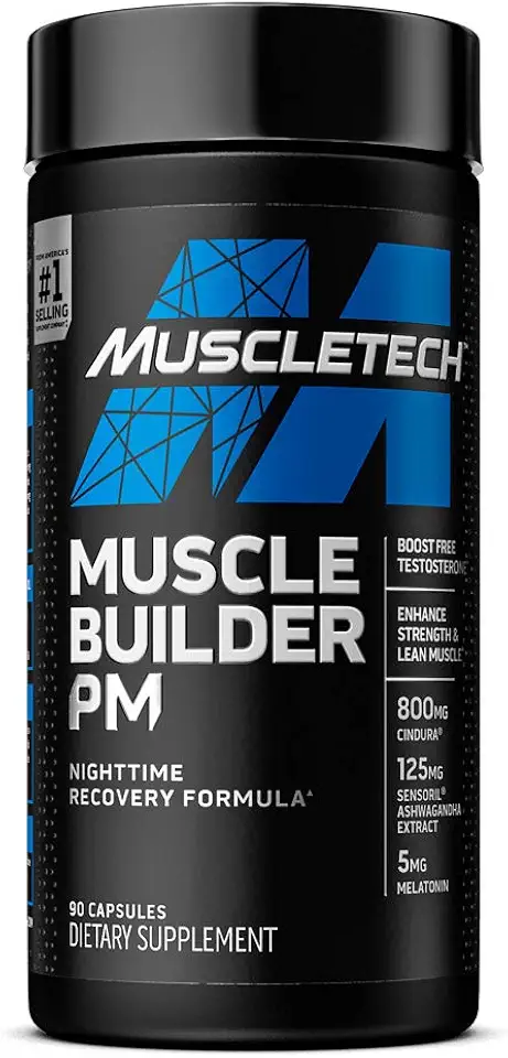Muscle Builder PM, MuscleTech Nighttime Post Workout Recovery...