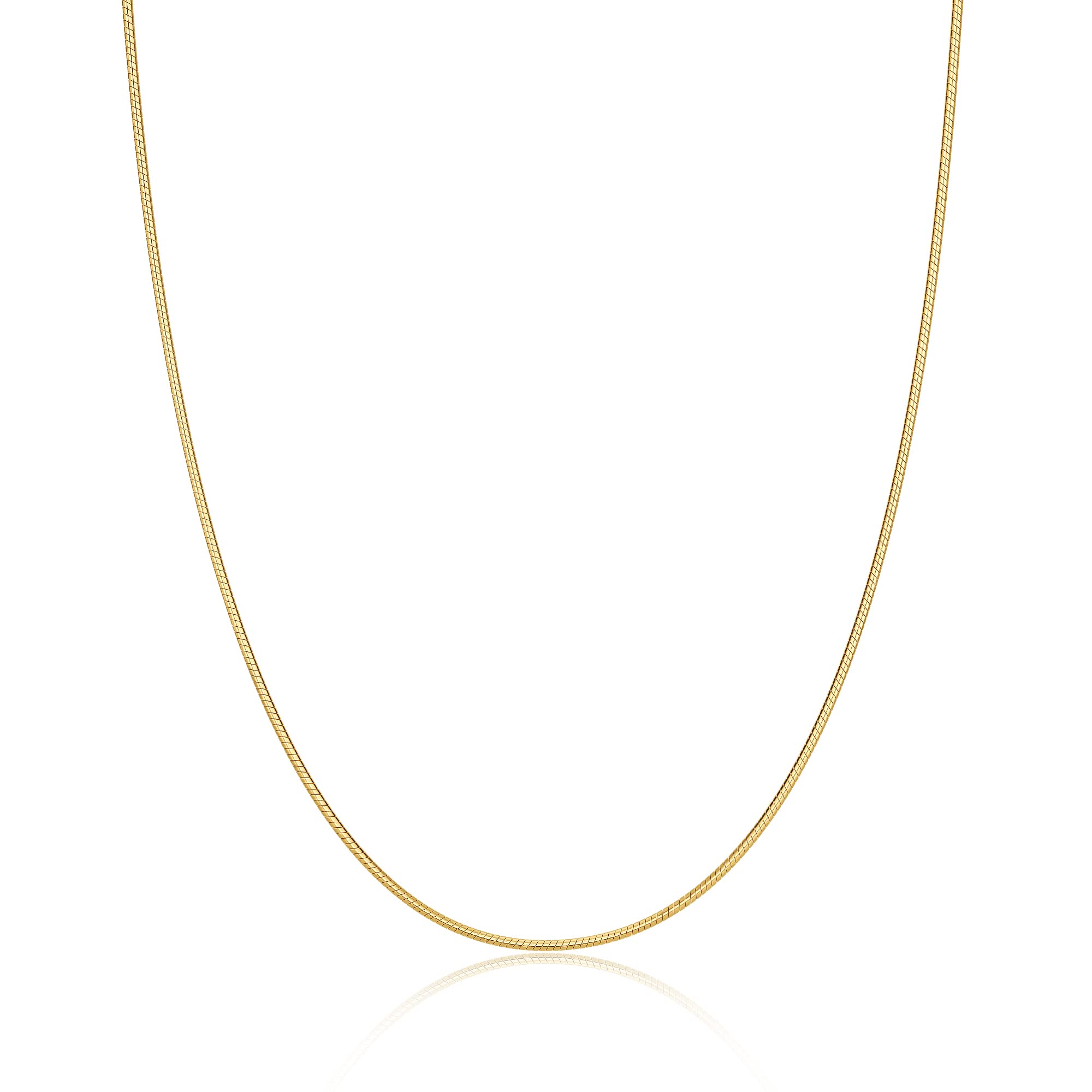 DEARMAY 14K Gold Plated Necklaces for Women, Dainty Gold Herringbone Choker Necklace Thin Layered Snake Chain Jewelry for Gifts