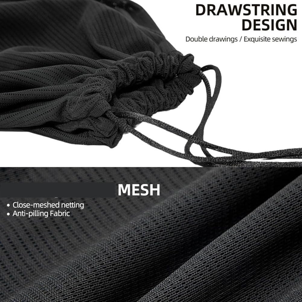 Bloepum 26CM Pond Pump Filter Bag for Pond Filter Box with Drawstring Anti-Clogging Pump Barrier Bag for Outdoor Water Ponds