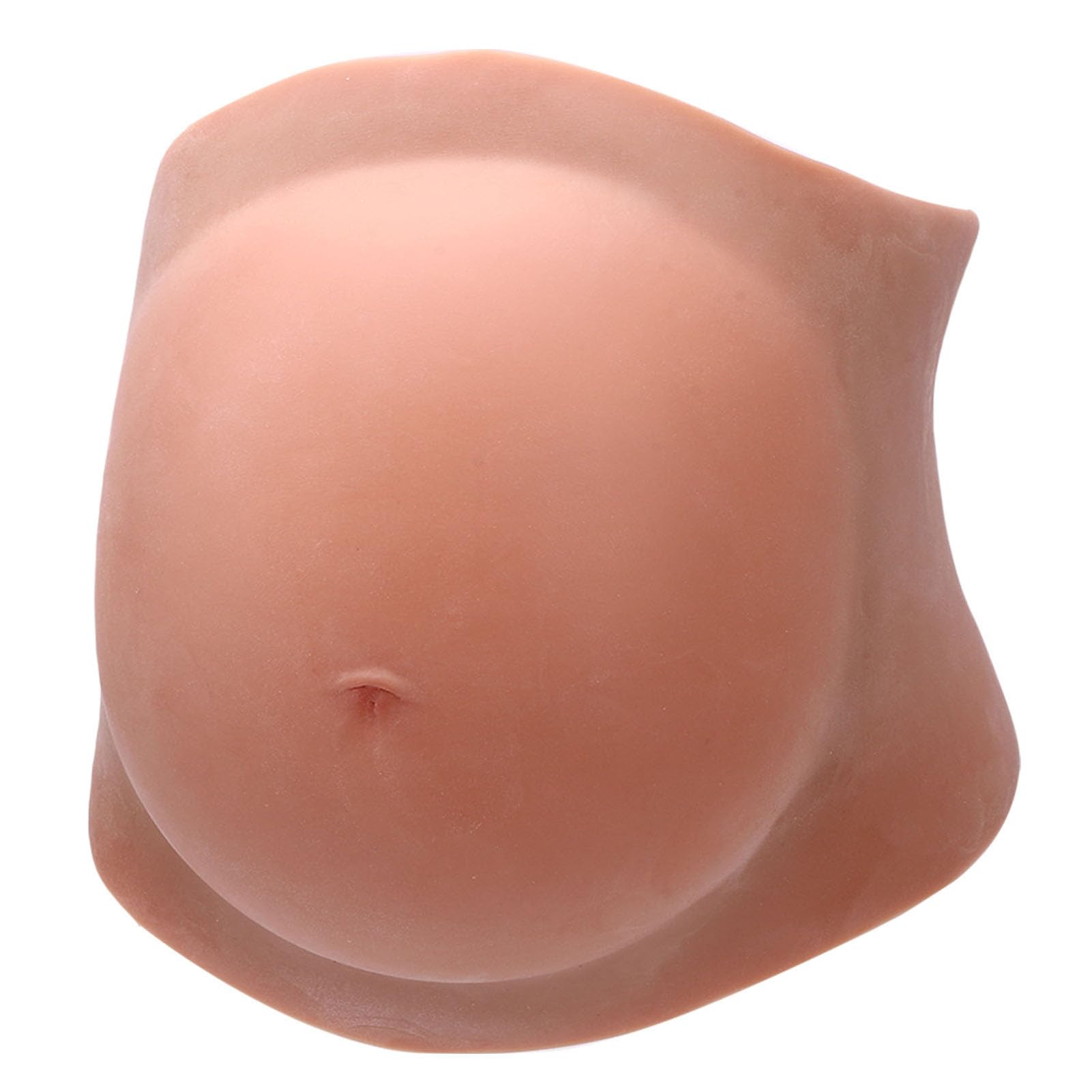 TIKATARER Barriga de Silicona para Embarazadas, Barriga de bebé Ligera y Ajustable, Artificial con Cierre Táctil, Ideal para Fiestas de Disfraces, Actuaciones y Fotografía (YELLOW) — view 11