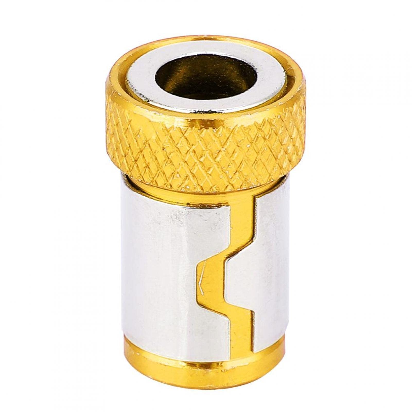 VOBOR Anti-slip Magnetic Ring - 5Pcs Screwdriver Magnetic Ring Anti-Slip Aluminum Alloy Accessories for 1/4 Screwdriver Bits(Yellow) - Image 4