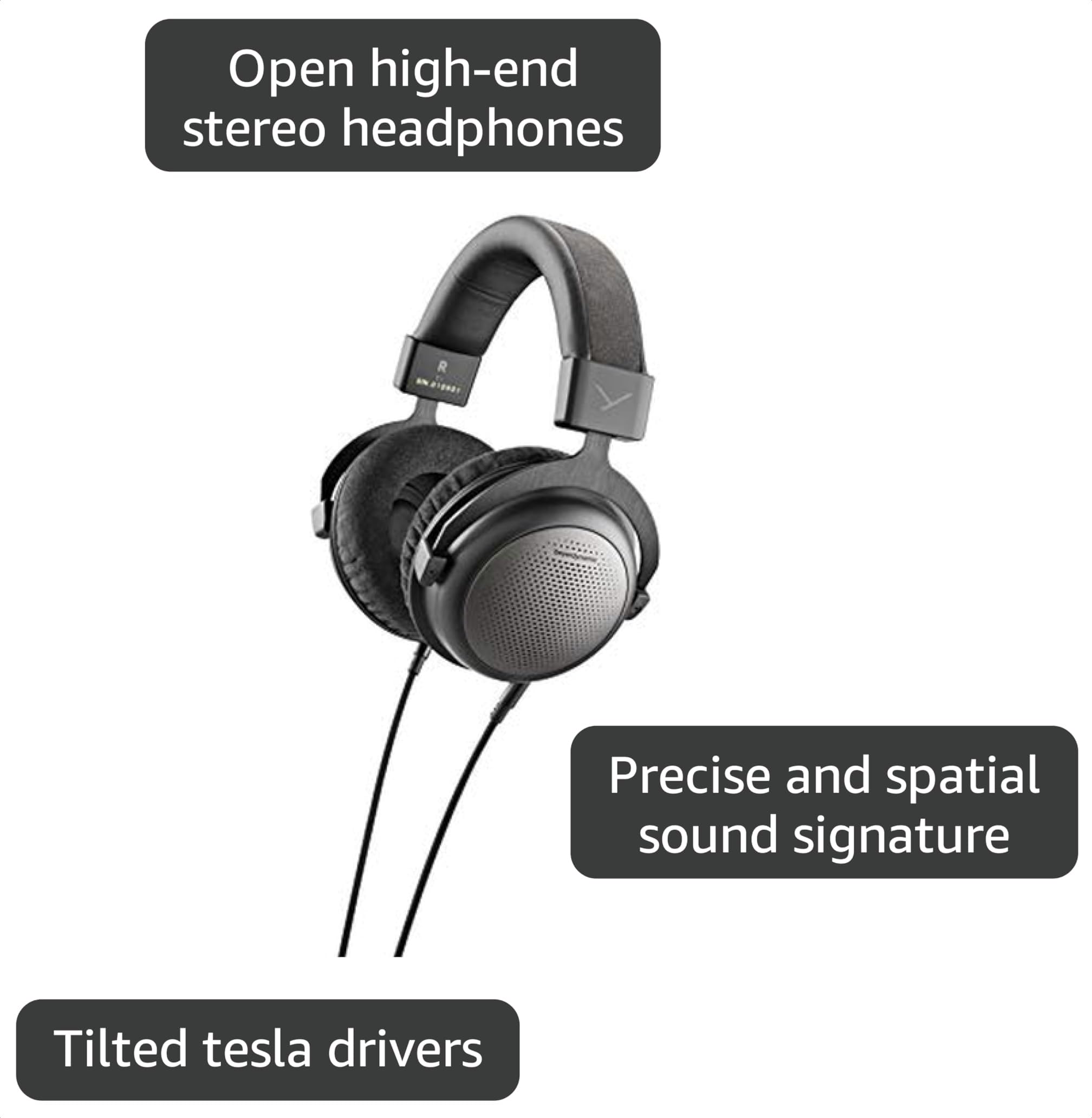 付属品完備 beyerdynamic T1 3rd Generation Amazon.com: beyerdynamic - T1 Stereo Headphones (3rd Gen) | Open