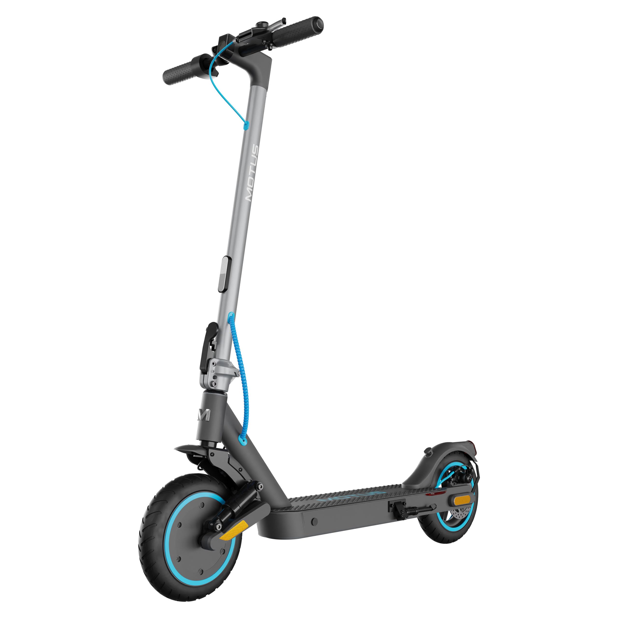 Motus Scooty 10 Trottinette Électrique Adulte Pliable, Roues 10 Pouces, Clignotants Intégrés, Application Mobile, Autonomie jusqu'à 80 km Selon Modèle, Confort et Mobilité Urbaine