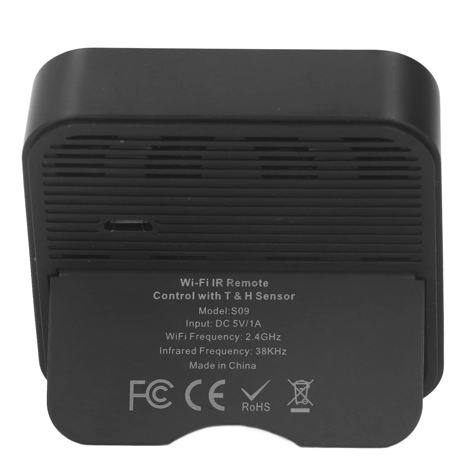 Termómetro higrómetro inteligente WIFI con control remoto por infrarrojos y pantalla LCD, medidor de temperatura y humedad compatible con Smart Life y Tuya APP, DC 5V, 2.4GHz WIFI