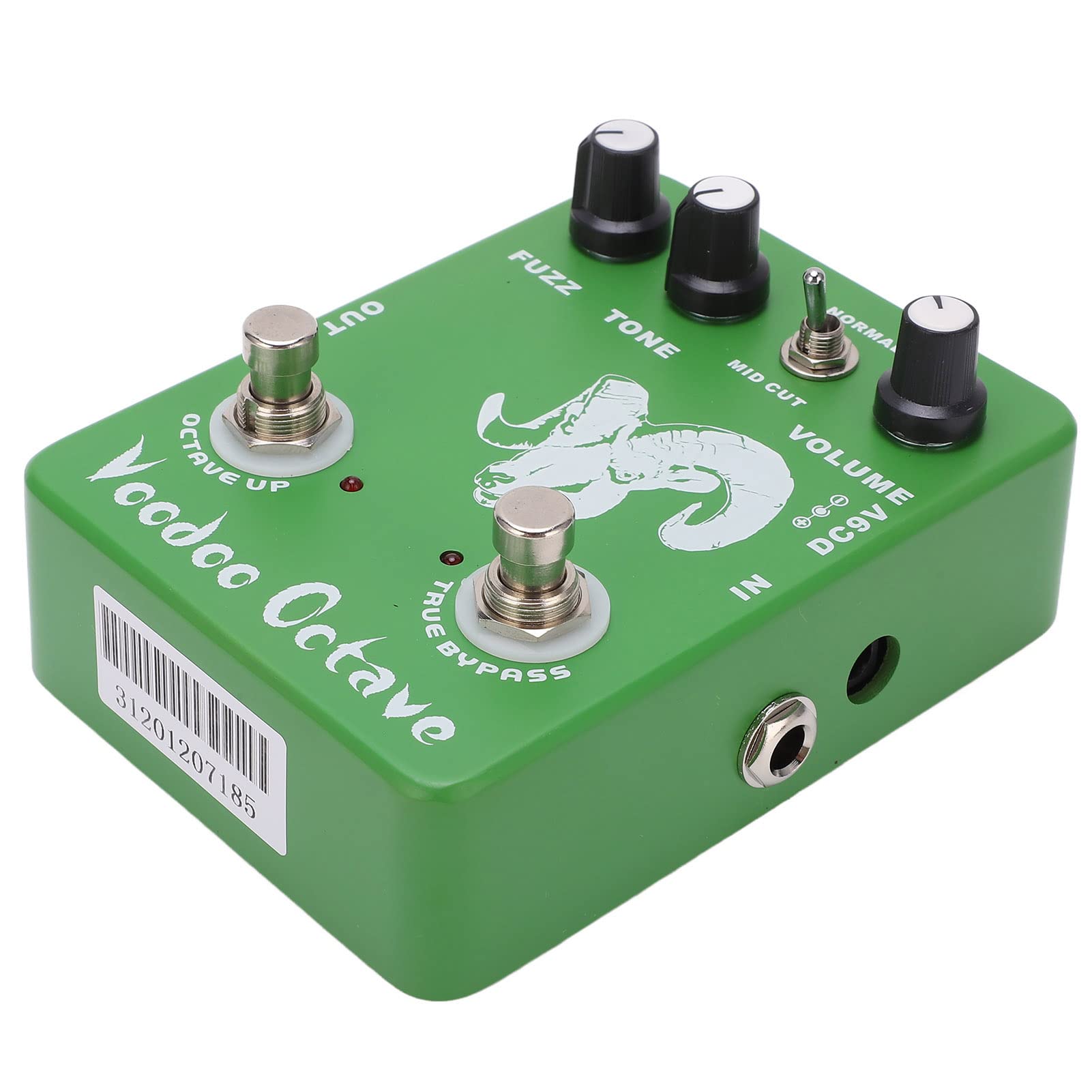 Effetti a pedale, pedale effetto chitarra singolo verde Voodoo Octave Low Loss Fuzz per suonare (01 02 015g0y1g5z72p526)