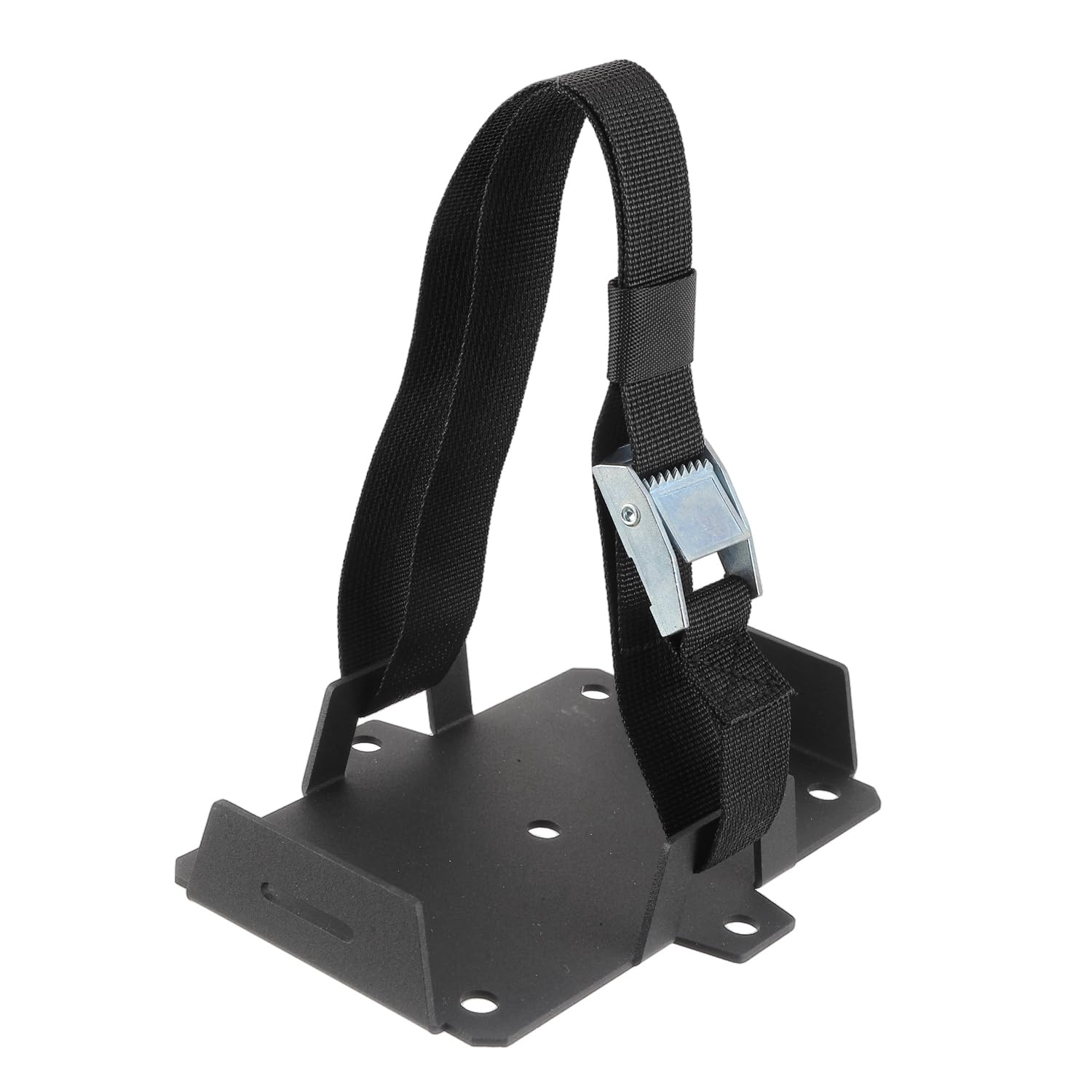 Small Battery Tray with Adjustable Strap - Fits 12V-6V / 6AH 7AH 8AH 9AH 12AH 15AH Batteries & More for ATV, Motorcycle, Boat, Generator-image-0