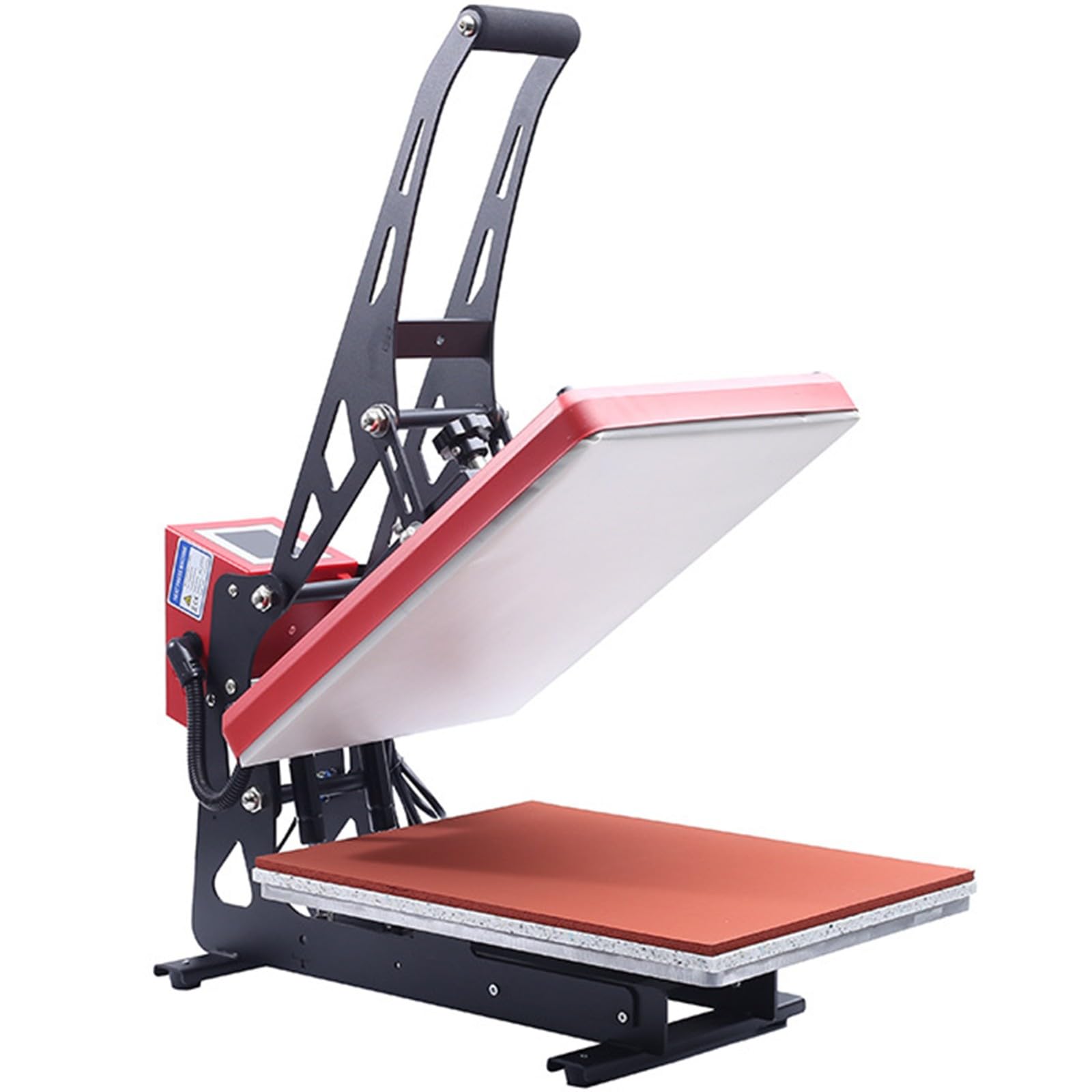 Pressa di Calore 33X45 Cm Pressa a Caldo Base Verticale a Forma di U Pressa per Trasferimento di Calore Doppia Piastra In Alluminio Riscaldamento Uniforme Rapido Macchina per Pressatura a Caldo A