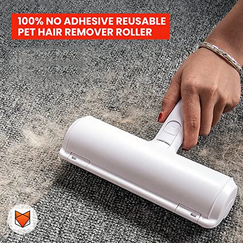 Wooflix Pet Hair Remover - Best dog accessories for puppy - dog hair remover - Lint Remover Roller for dog Fur - Dog & Cat Hair Remover - Remove Dog, Cat Hair from Furniture, Carpets, Bedding Clothing Wooflix Pet Hair Remover - Best dog accessories for puppy - dog hair remover - Lint Remover Roller for dog Fur - Dog & Cat Hair Remover - Remove Dog, Cat Hair from Furniture, Carpets, Bedding Clothing