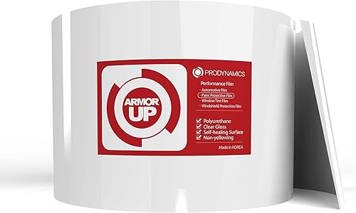 Miniatura 12 de [ARMOR UP] Película de protección de pintura transparente brillante de 3"x60" - Envoltura protectora automotriz de TPU de 6-mil - No amarillea