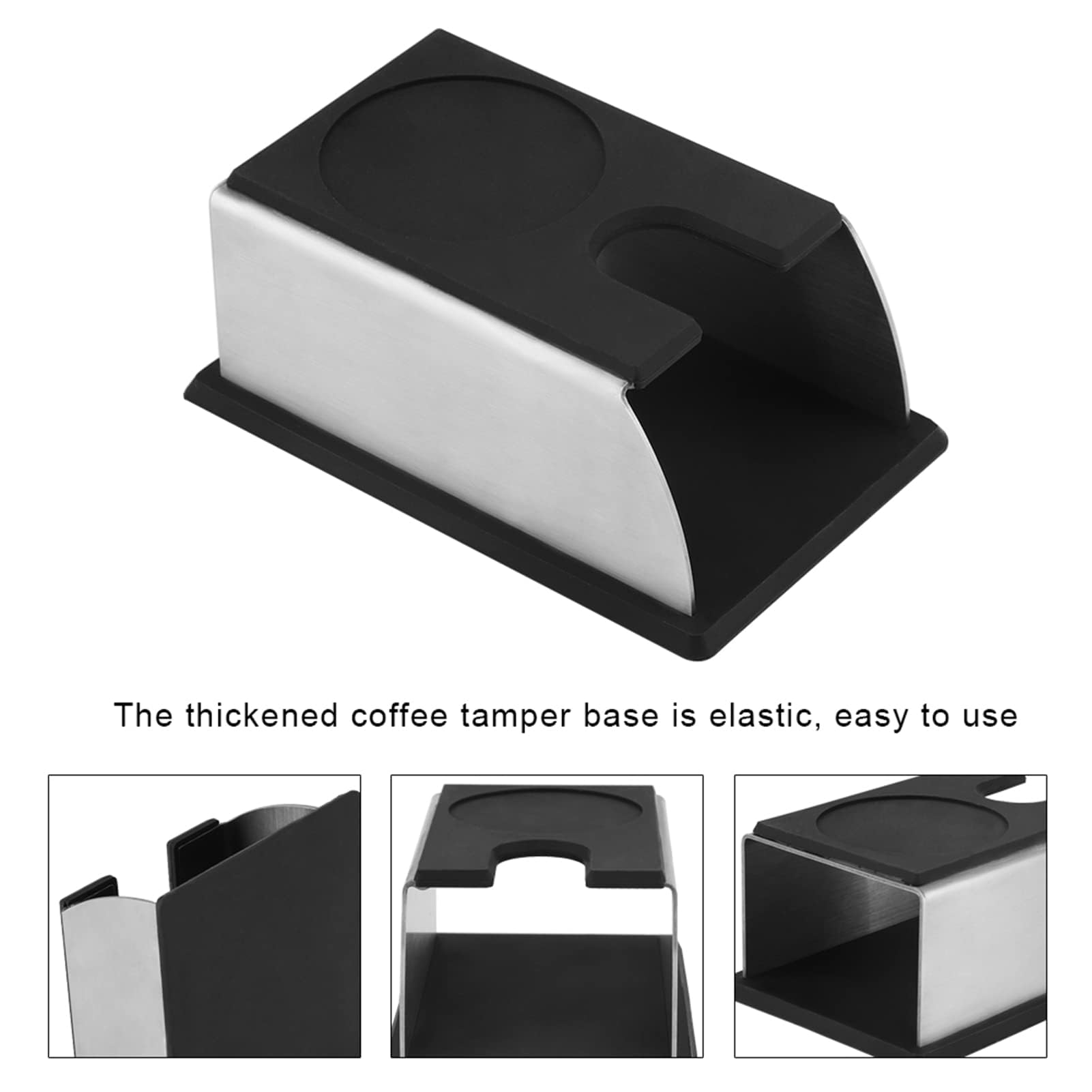 Black Coffee Tamper Base - Image 3