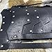 HiiFeuer Medieval Faux Leather Double Pauldron, Vintage Mercenary Knight Shoulder Armor for LARP/Cosplay Ren Faire (Black A)