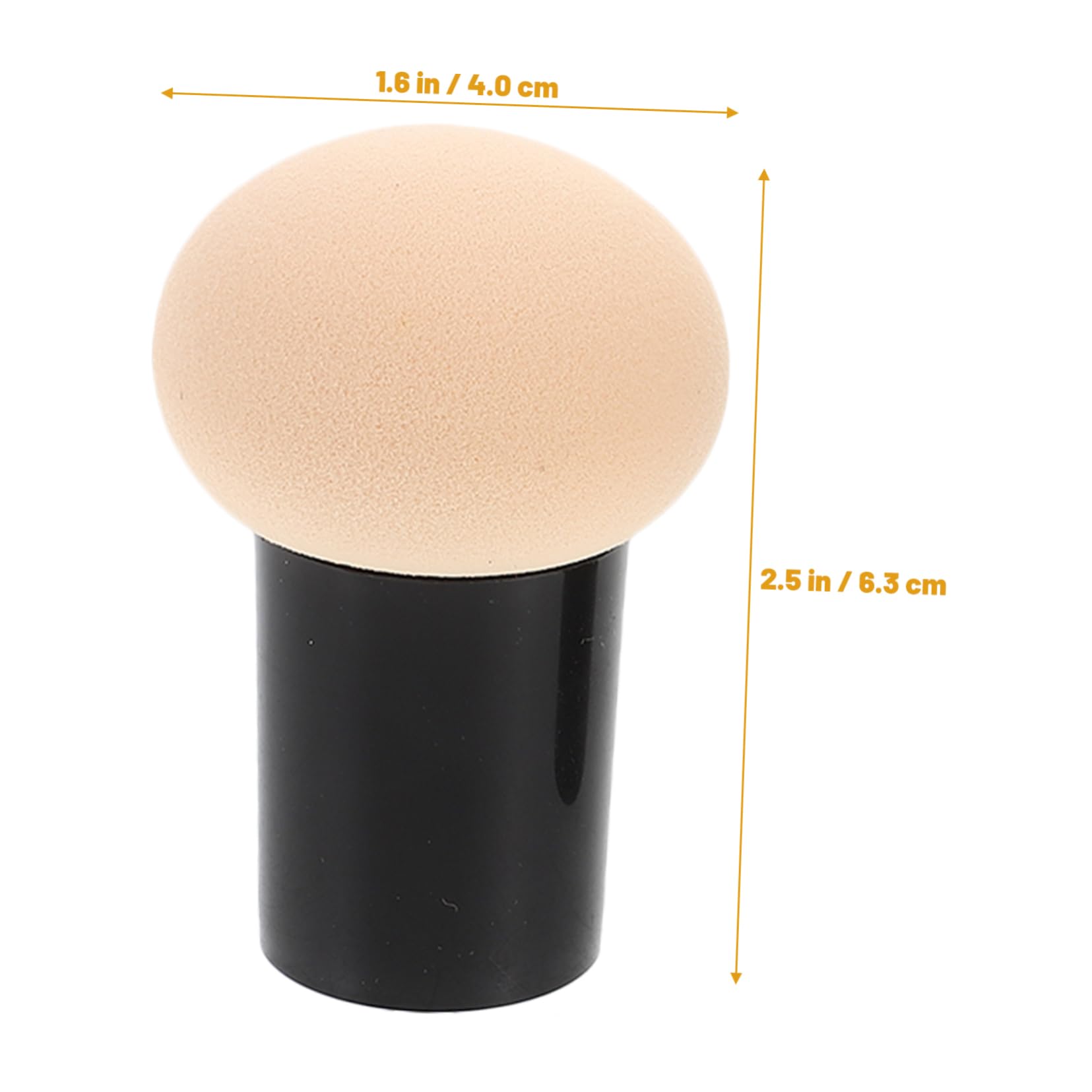 Healvian 2Pcs Makeup Puff for Cosmetics Application Fluffy Compact Powder Puff for Foundation Blush Gentle Touch Colors for Daily Use