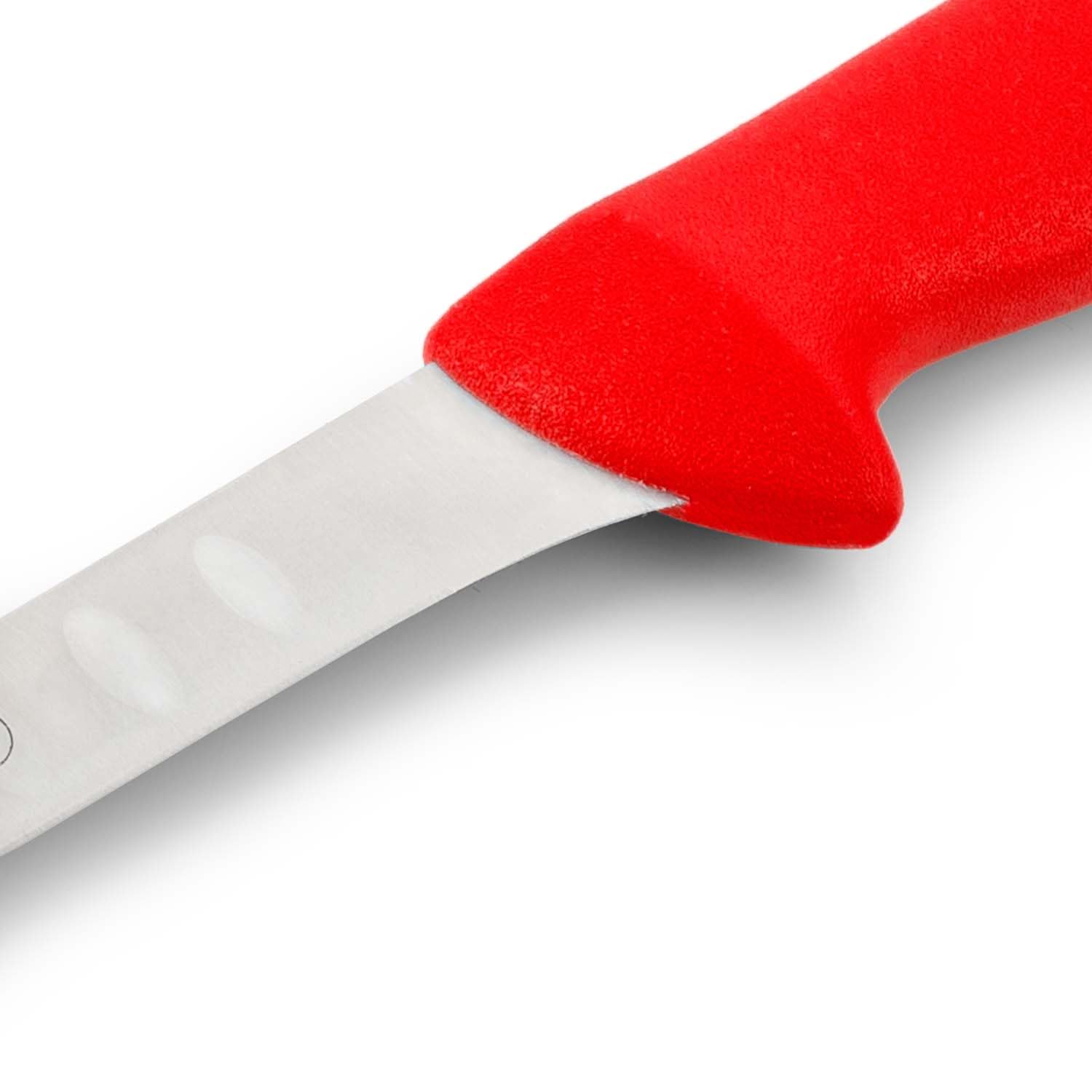 Arcos Coltello per Salmone e Pesce in Acciaio Inossidabile con Lama da 300 mm – Manico Ergonomico in Polipropilene, Serie 2900 – Colore Rosso