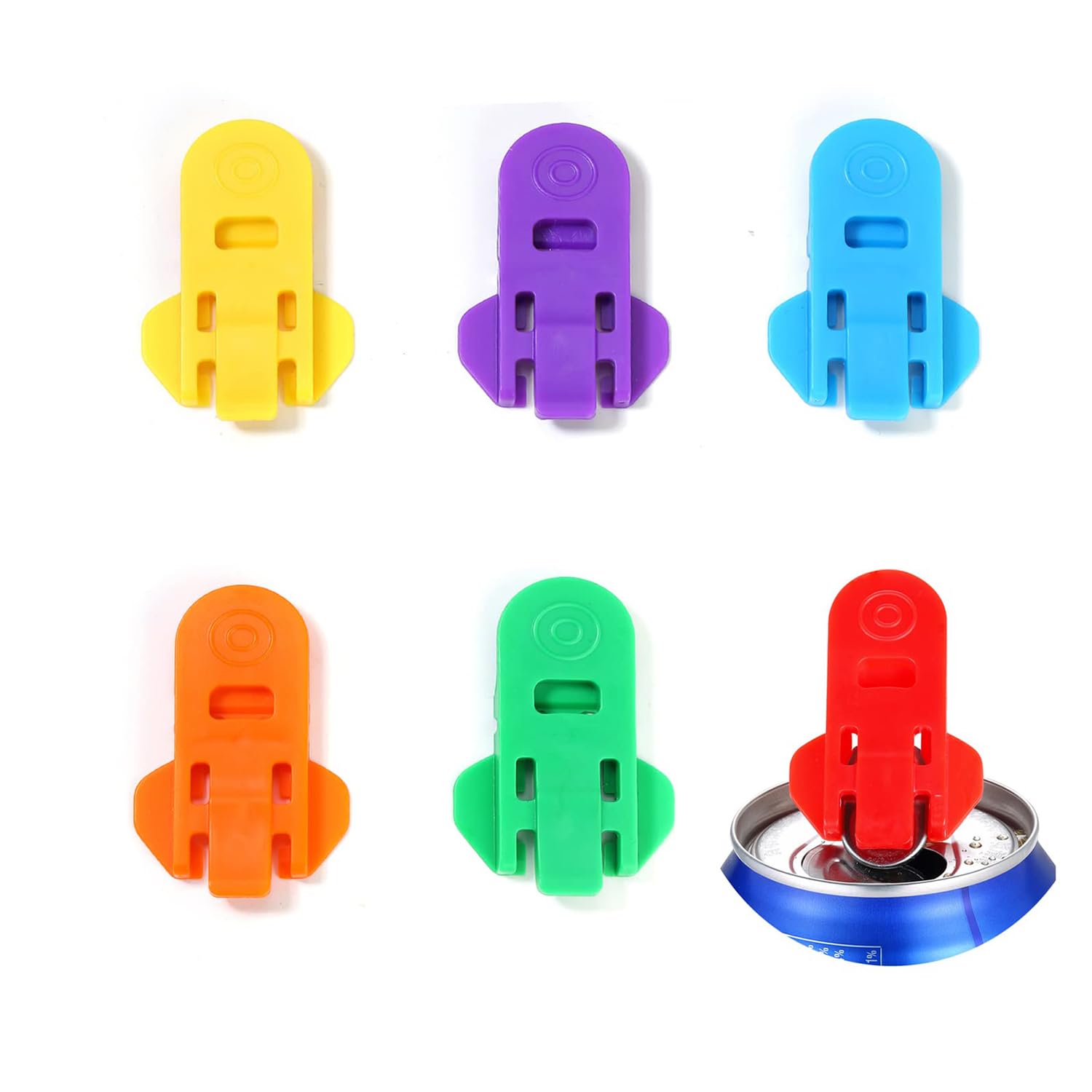 Sponsored Ad – Joyzzz Can Opener, 6 Pack Manual Easy Beverage Can Cover Protector, Colorful Soda Beer Can Opener, Premium Plastic Shields Can Openers for Pop, Coke, Beer, Soda, Drink Aluminum Beverage