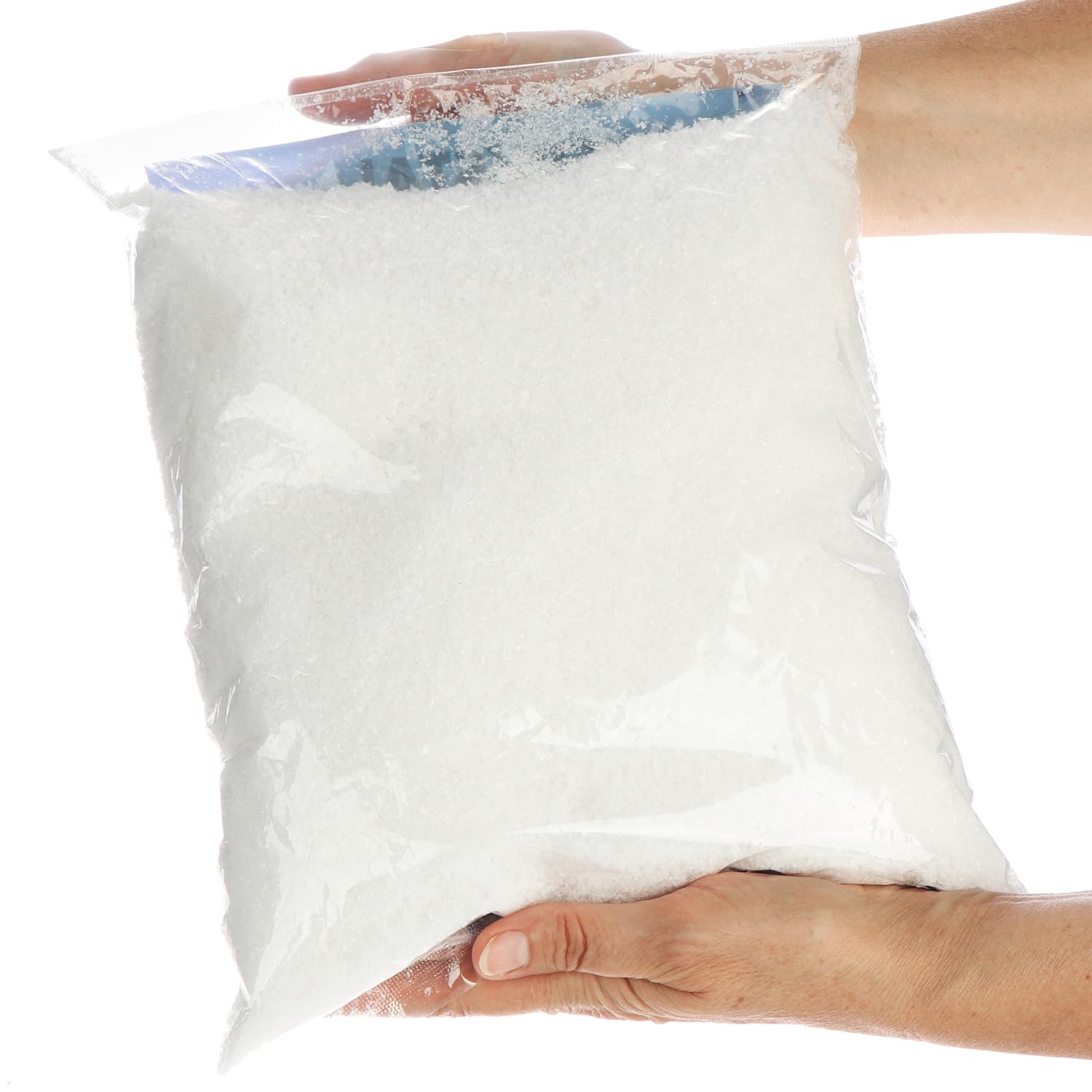 COM-FOUR® 3 litry krysztalowego sniegu do dekoracji i rekodziela - Sztuczny snieg jako dekoracja swiateczna - Dekoracja zimowa ze sztucznego sniegu (3 litry - krysztalowy snieg)