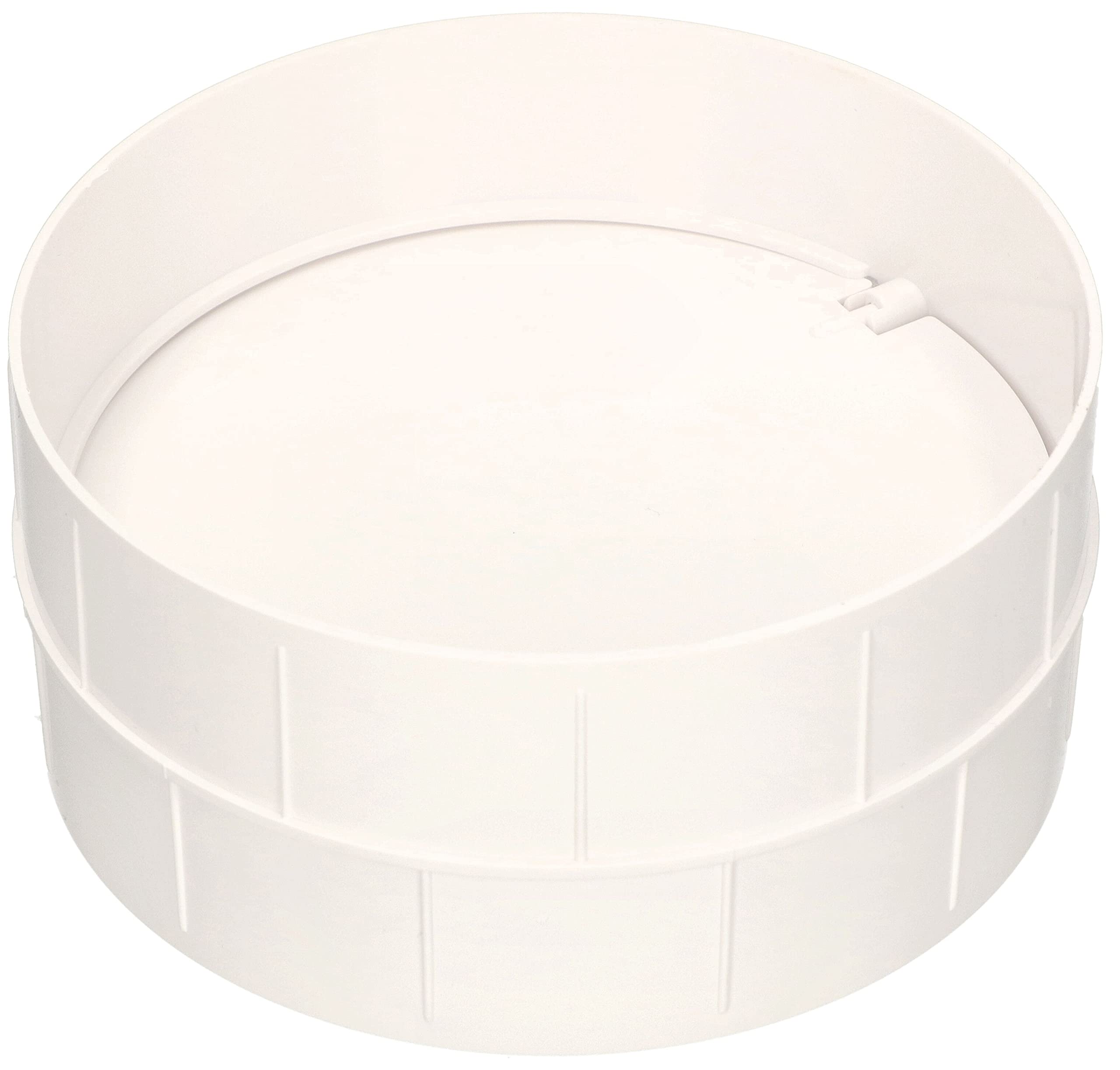 Griglia Di Ventilazione 125 Mm - Rotonda - Grigio - Con Zanzariera