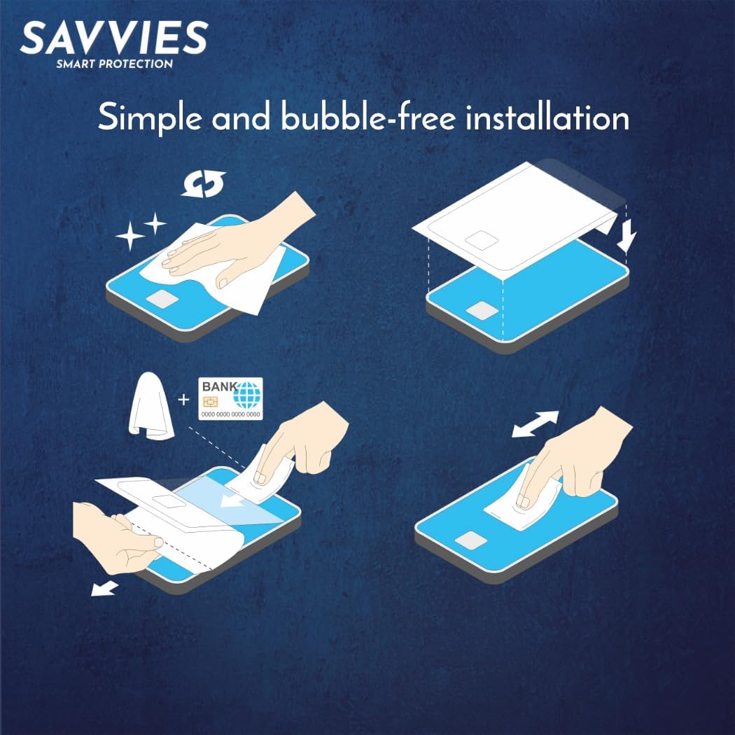 Savvies 6 Pack Screen Protector compatible with Vtech Kidizoom Smart Watch DX2 Protection Film Clear