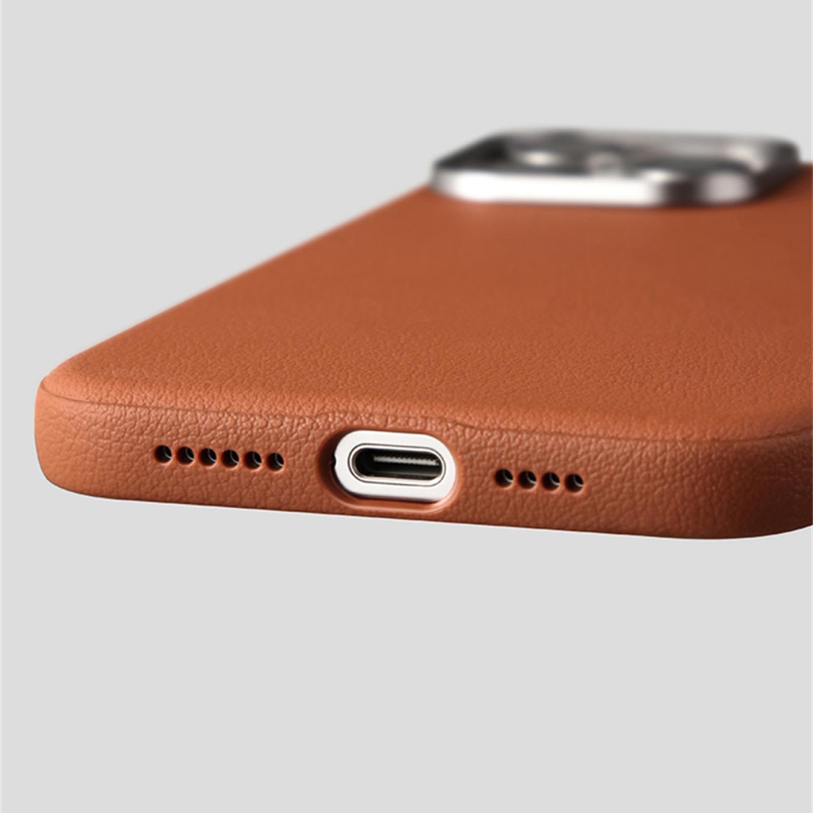 Étui magnétique de Luxe en Cuir PU pour iPhone 15, léger, Fin, avec Chargement sans Fil et Protection Antichoc (pour iPhone 15/PU Noir)