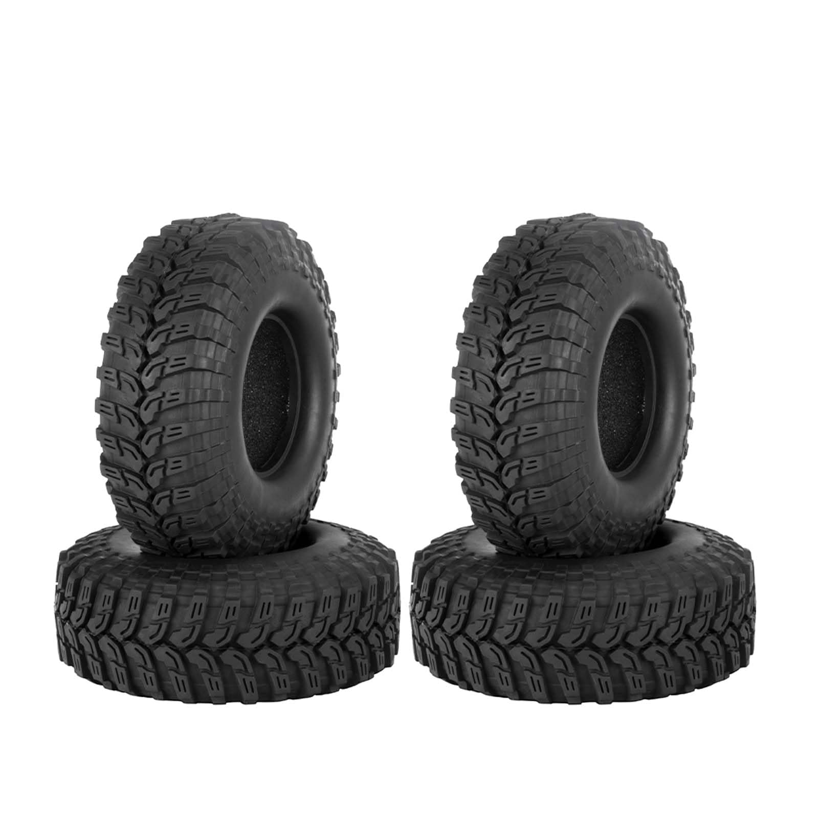 KEEDA 1.9 Inch Rubber Tyres for 1:10 RC Rock Crawler Car (K)