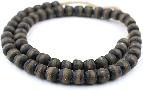 Miniatura 8 de Cuentas africanas de Kente, hilo completo de cuentas de vidrio Krobo, The Bead Chest (Medley)