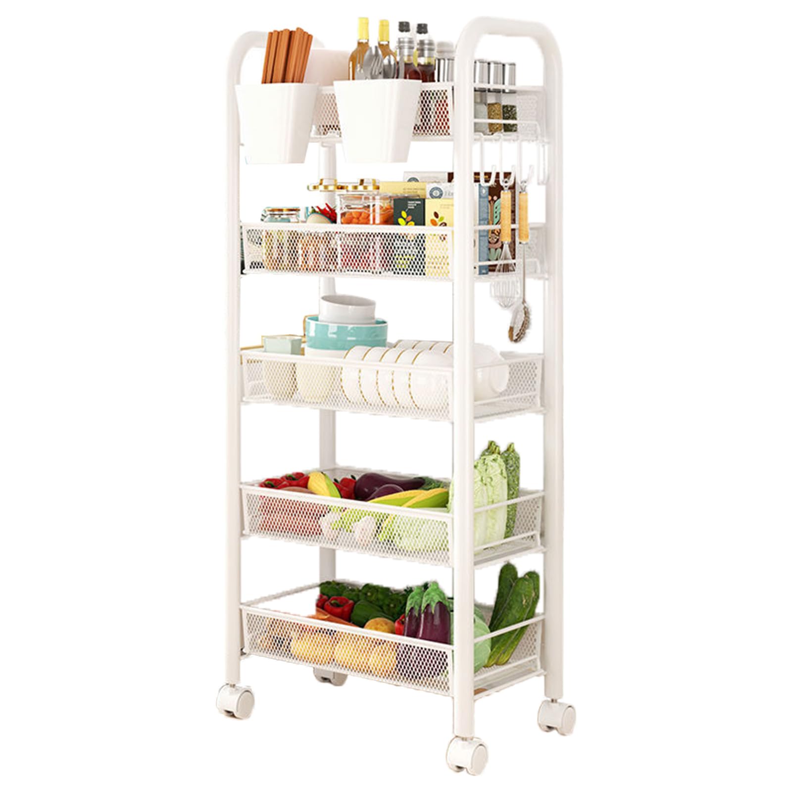 Chariot de cuisine roulant pour stocker vos fruits et légumes frais